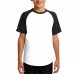 Custom youth white and black t-shirt