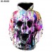 2018 Unisex 3D Print Novelty Hip-Hop Funny Hoodies Pullover Casual Sweatshirt