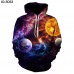 2018 Unisex 3D Print Novelty Hip-Hop Funny Hoodies Pullover Casual Sweatshirt