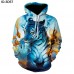 2018 Unisex 3D Print Novelty Hip-Hop Funny Hoodies Pullover Casual Sweatshirt