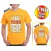 Custom 2 sided T-Shirts - DESIGN YOUR OWN SHIRT - FRONT and BACK Printing on Shirts