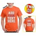 Custom 2 sided T-Shirts - DESIGN YOUR OWN SHIRT - FRONT and BACK Printing on Shirts