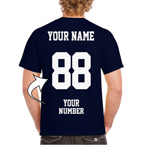 name and number shirt