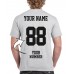 Custom T-Shirts for Team Style Print Add Your Name Number