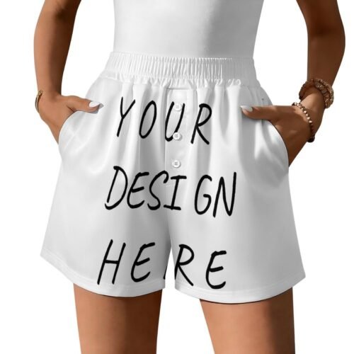 Home personalized design premium women’s casual lounge & beach shorts